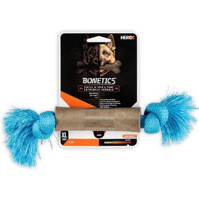 Hero | Bonetics Tassel Bone | Dog Bones | Puppy Bones | Designed for Extra Large Dogs Up to 75 lbs | Blue (Beef Flavor