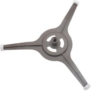 FDXGYH Triple Arm Microwave Oven Turntable Ring Rotating Ring Roller Glass Plate Tray Support Holder for 10.6" Microwave Oven Glass Flat Turntable Plate