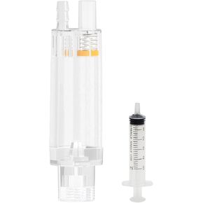 ZRDR Co2 Bubble Counter, with Check Valve, for Threaded Connection of Co2 Generator Regulator Planting Aquarium