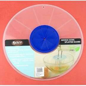 12" Mixing Bowl Splatter Guard BPA FREE Fits Most Hand and Electric Mixers (1)