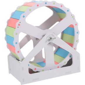 1 Set Gerbil Wheel Exercise Wheel Hamster Saucer Large Hamster Wheel Silent Hedgehog Wheel Hamster Running Wheel Rotating Stand Chinchilla Hamster Stuff to Rotate Sports PVC Mouse