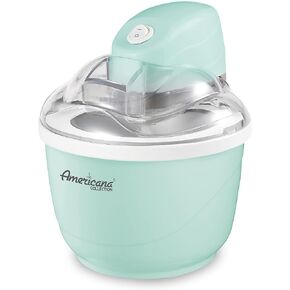 Elite Gourmet Americana Collection Elite EIM520M 1 Quart Automatic Easy Homemade Electric Ice Cream Maker, Frozen Yogurt, Sorbet, Gelato Treat, with Recipes, Mint