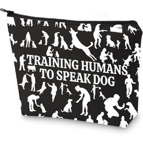 WZMPA Dog Trainer Survival Kit Dog Trainer Gift Training Humans To Speak Dog Zipper Pouch Bags For Dog Coach Dog Owner (Training Humans)