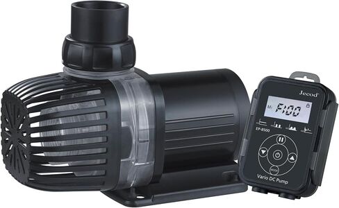 مضخة إرجاع حوض السمك Jebao Jecob EP3500 DC مع وحدة تحكم LCD، 924GPH /3500LPH، رفع أقصى 11.4 قدم، سرعة قابلة للتعديل، أحواض السمك، البرك، النوافير، المستنقع، الزراعة المائية، هادئة للغاية، موفرة للطاقة. in Saudi Arabia
