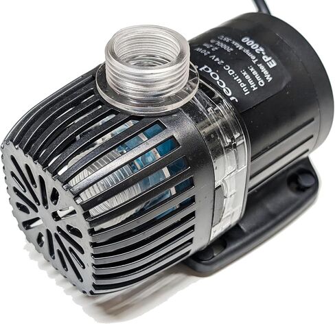 مضخة إرجاع حوض السمك Jebao Jecob EP3500 DC مع وحدة تحكم LCD، 924GPH /3500LPH، رفع أقصى 11.4 قدم، سرعة قابلة للتعديل، أحواض السمك، البرك، النوافير، المستنقع، الزراعة المائية، هادئة للغاية، موفرة للطاقة. in Saudi Arabia