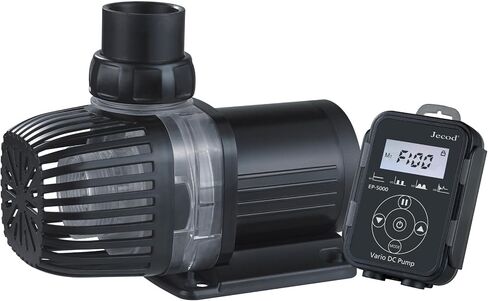 مضخة إرجاع حوض السمك Jebao Jecob EP3500 DC مع وحدة تحكم LCD، 924GPH /3500LPH، رفع أقصى 11.4 قدم، سرعة قابلة للتعديل، أحواض السمك، البرك، النوافير، المستنقع، الزراعة المائية، هادئة للغاية، موفرة للطاقة. in Saudi Arabia