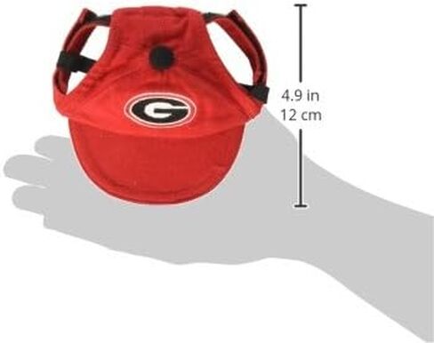 Collegiate Georgia Bulldogs Dog Cap, X-Small in Kuwait