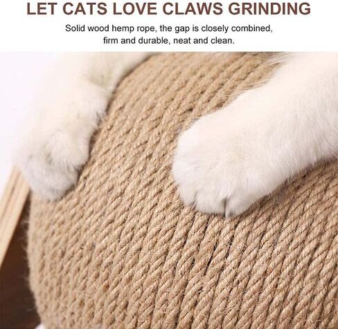 لعبة كرة اصطياد القطط الخشبية ، كرة طحن مخلب السيزال ، كرة اصطياد القطط الخشبية التفاعلية ، لعبة الحيوانات الأليفة in Kuwait