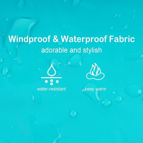 FUAMEY Dog Winter Coat,Puppy Puffer Jacket Warm Padded Pet Snow Vest Cute Windproof Dog Clothes Doggy Warm Waterproof Outdoor Lightweight Small Dog Hoodie,Chihuahua Poodles Yorkshire Pet Apparel S/12 in Saudi Arabia