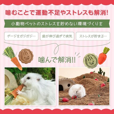 I'm WATARU Rabbit Snack Hamster Toy Gnawing Chinchilla Gnawing Tree Degu Toy Small Animal Food Guinea Pig cage Squirrel (Vegetable Mix) in Saudi Arabia