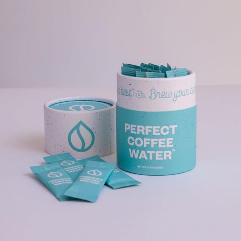 Perfect Coffee Water™ Minerals for creating the best water to brew coffee, Optimize your coffee Brewing, Brew better, not bitter, coffee. (10, 1 Gallon/4 Liter Stick Packets) in Saudi Arabia