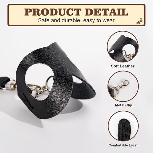 3Pcs Sugar Gilder Harness and Leash Set, Adjustable Squirrel Harness Small Animal Training Walking Vest for rabbit, Guinea Pigs, Bearded Dragon (Black) in Saudi Arabia
