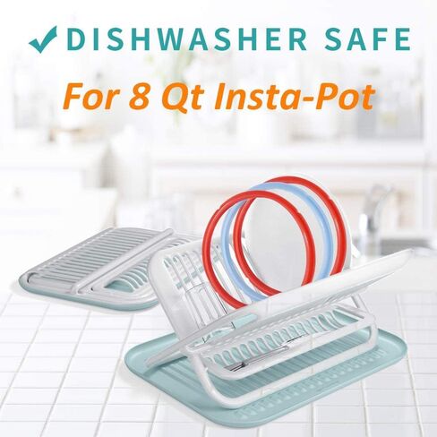 Sealing Ring for 6 Qt Instant pot Replacement Silicone Gasket Seal Rings for Instapot 6 Quart 2pcs Sealer Accessories Parts for Insta Pressure Cooker - 2 Pack in Saudi Arabia