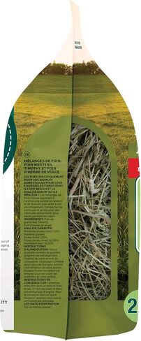 Oxbow صحة الحيوان Oxbow Hay Blends - تيموثي الغربي والبستان - 20 أوقية. in Kuwait