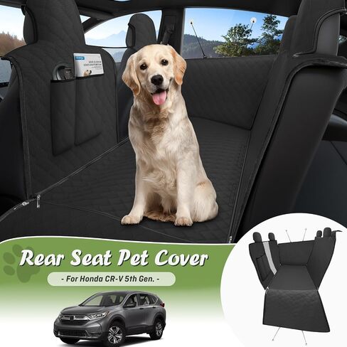 Custom Fit for Toyota Tundra Rear Seat Pet Cover 2024 2023 2022 Back Seat Pet Mat Scratch Prevent Dog Car Hammock Liner Oxford Fabric Tundra Accessories in Kuwait