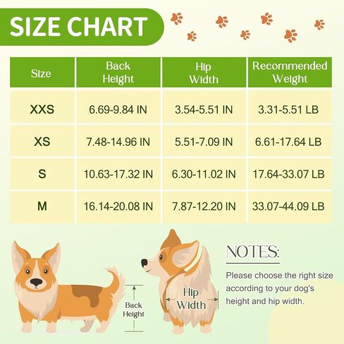 Cat Wheelchair for Back Legs, Light Weight Pet/Doggie Wheelchairs, Small Dog Wheelchair Helps Dogs with Back Leg Disabilities Walk and Play, S in Saudi Arabia