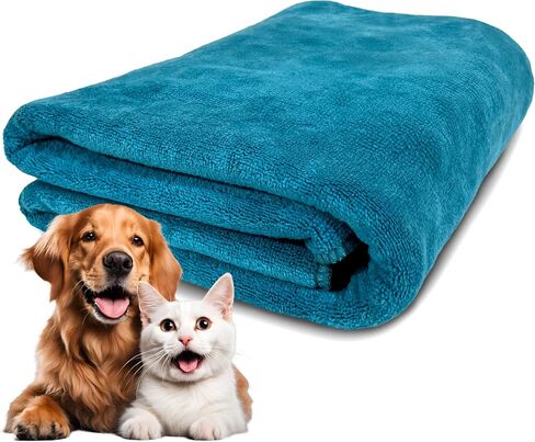 Extra Large Dog Towel for Cats and Dogs, Red, 2XL in Kuwait
