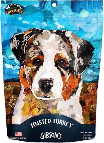 Wild Meadow Farms - Gibson's Toasted Turkey, Soft Jerky Dog Treats, Crafted with Real Meat, Aromatic, and Grain-Free for Training and Rewarding Dogs of All Breeds & Ages - 3 Ounce Pouch in Saudi Arabia
