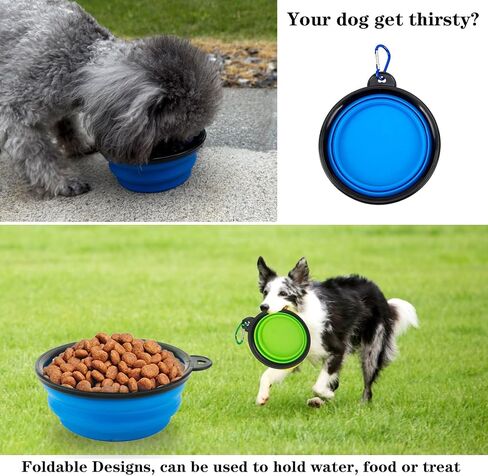 Dog Treat Pouch Kit, Potable Yellow Pet Treat Bag- Quick Access to Your Pup's Treats, Dog Clicker for Pet Training, Collapsible Dog Bowl, Small Dog Chew Toy for Small or Medium Dogs in Saudi Arabia