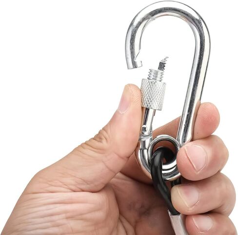 كابل ربط للكلاب، مقود للكلاب الكبيرة يصل وزنها إلى 300 رطل، شديد التحمل ومقاوم للصدأ، مناسب للساحات الخارجية والتخييم، بطول 100 قدم in Kuwait