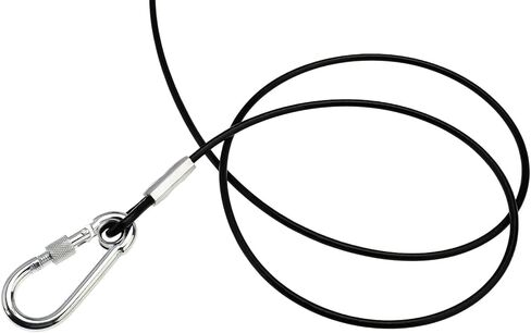 كابل ربط للكلاب، مقود للكلاب الكبيرة يصل وزنها إلى 300 رطل، شديد التحمل ومقاوم للصدأ، مناسب للساحات الخارجية والتخييم، بطول 100 قدم in Kuwait