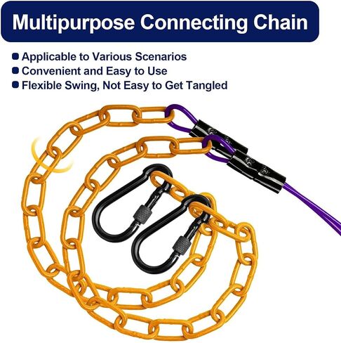 Dog Tie Out Cable - 20/30/40/50 FT Heavy Duty Steel Wire Leash Cable with Metal Chain - Training Tether for Dogs Up to 100 Pounds - Reflective Dog Tether for Yard, Camping, Park (Blue Red, 30ft) in Saudi Arabia