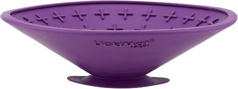LickiMat Splash, Dog Slow Feeder Bowl Lick Mat, Boredom Anxiety Reducer, Sticks to Smooth Surface; Perfect for Food, Treats, Yogurt, or Peanut Butter. Fun Alternative to a Slow Feed Dog Bowl in Kuwait