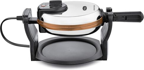 بيلا صانعة الوافل البلجيكية الدوارة المطلية بالتيتانيوم النحاسية، ستانلس 1000 وات 14608 in Kuwait