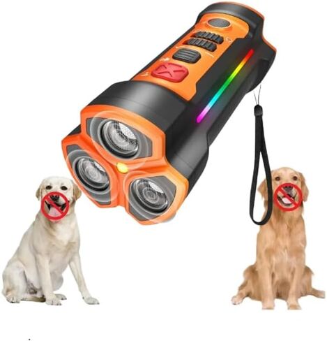 New release in 2024 to 2025, Anti barking device for all dogs, we are ready to change to New updated device, So, no! more unnecessary Barking, if you purchase this, you will get a Clicker for FREE. in Saudi Arabia
