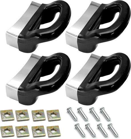 4pcs Pot Handle, Pan Handle Replacement, Universal Pot Handles replacement for Sauce Pot, Cooker, Steamer, Pressure Pan Short Side Handle (1 or 2-Hole Installation) in Saudi Arabia