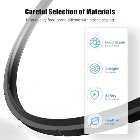 09985 حلقة إغلاق علبة الضغط، قابلة للاستبدال 09985 حشية حلقة إغلاق طنجرة الضغط Presto مع قابس الضغط الزائد تناسب Presto 01751 01781 01784 01745 01755 طنجرة الضغط in Kuwait