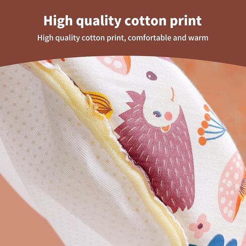 Hamster Bed,Soft and Warm Sleeping Bed with Cute Printed and Padded,Small Animal Pet Bed Cage Accessories for Hedgehog,Guinea Pig,Syrian Hamster Small Animals(L) in Saudi Arabia