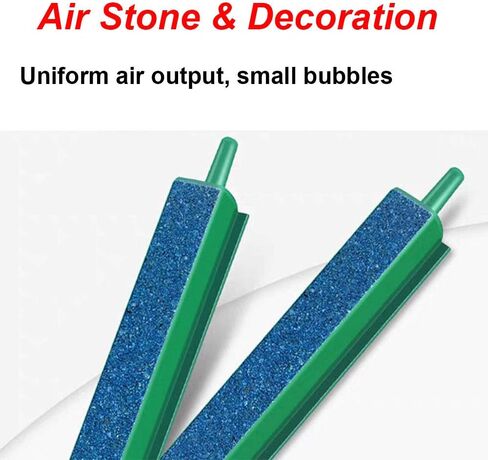 Air Stone Bar, Aquarium Aerator Bubble Diffuser with Air Pump Accessories Set,Bubble Release for Hydroponic Growing,for Fish,Seafood,Aquatic Products in Saudi Arabia