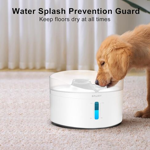 DF20 1.3Gal/5L Dog Water Fountain with Adjustable Brightness and Controllable Water Pump for Cats, Dogs, and Multiple Pets in Saudi Arabia