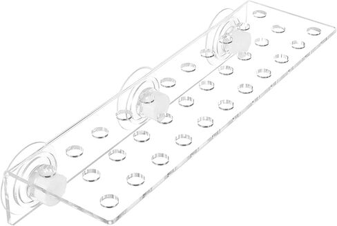 POPETPOP Coral Holder Acrylic Aquarium Fish Tank Glass 32 Hole Cover Clip Support Holder in Saudi Arabia