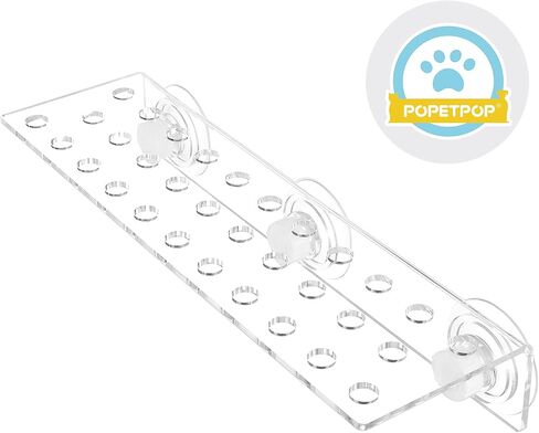 POPETPOP Coral Holder Acrylic Aquarium Fish Tank Glass 32 Hole Cover Clip Support Holder in Saudi Arabia