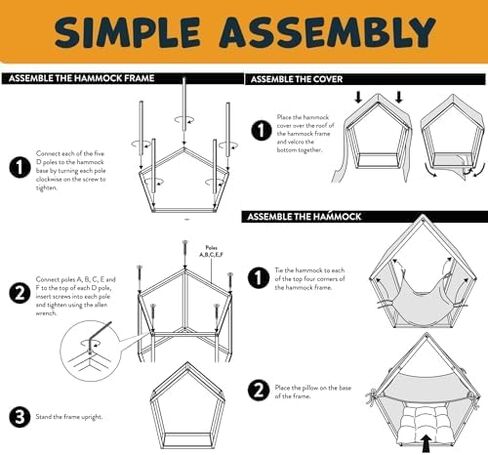 Cat Houses for Indoor Cats - Free-Standing Cat Teepee House Has Modern Look, Boho Teak-Finish Pine Frame, Canvas Tent, Hammock, & Pillow Bed in Saudi Arabia