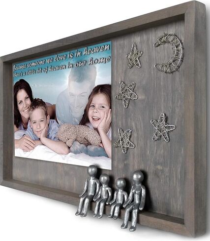 Personalized Anniversary Gifts for Couple Ideas for Husband Wife 4 Sixth 8 10th 12 25 Years Marriage Anniversary Gift 4-Figurines Willow Family Tree Wedding Photo Frames Shadow Box Gifts for Inlaws in Saudi Arabia