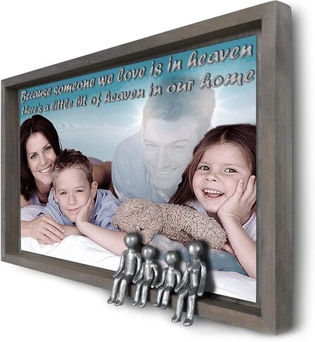 Personalized Anniversary Gifts for Couple Ideas for Husband Wife 4 Sixth 8 10th 12 25 Years Marriage Anniversary Gift 4-Figurines Willow Family Tree Wedding Photo Frames Shadow Box Gifts for Inlaws in Saudi Arabia