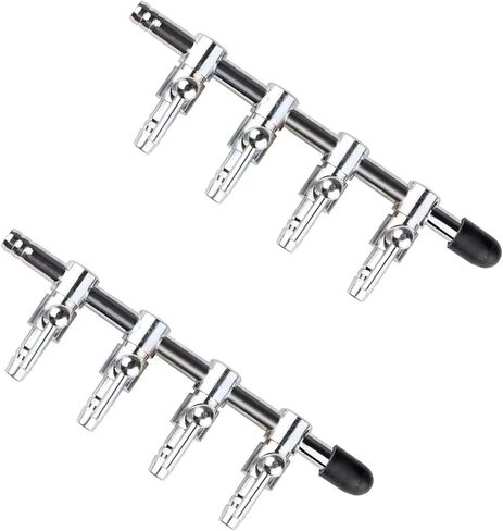 4-Way Air Flow Control Lever Valve with Airline Tubing Connector for Aquarium 2 Pcs in Saudi Arabia