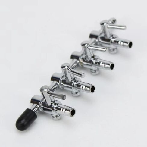 4-Way Air Flow Control Lever Valve with Airline Tubing Connector for Aquarium 2 Pcs in Saudi Arabia