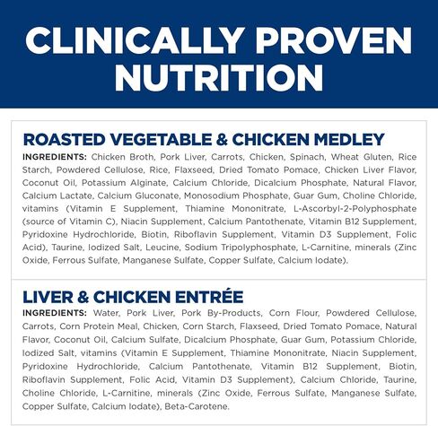 Hill's Science Diet Perfect Weight, Adult 1-6, Weight Management Support, Wet Cat Food, Variety Case: Liver & Chicken Minced; Chicken Stew, 2.9 oz Can Variety Case, Case of 24 in Saudi Arabia