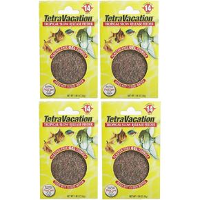 Tetravacation 14-Day Feeder For Tropical Fish. 4 Pack (4.24 Oz Total).