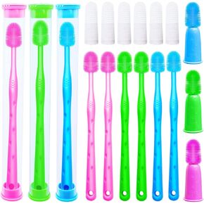 Pet Dog Soft Toothbrush Dog Toothbrush Finger Toothbrush pet Toothbrush Small to Large Dogs