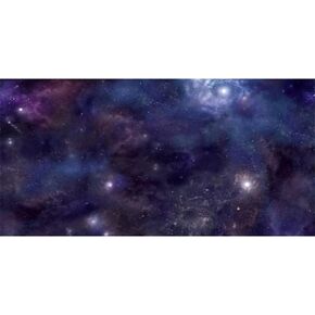 AWERT 48x18 inches Outer Space Aquarium Background Galaxy Stars in Space Celestial Fish Tank Background Astronomic Planets Terrarium Background