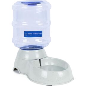 Cat & Dog Water Bowl Dispenser | 1-Gallon Gravity Fed, Anti-Skid Base, and Easy to Clean | Delight Your Pets with Effortless Hydration