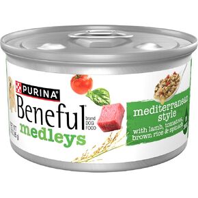Purina Beneful Wet Dog Food, Medleys Mediterranean Style with Lamb - (Pack of 12) 3 oz. Cans