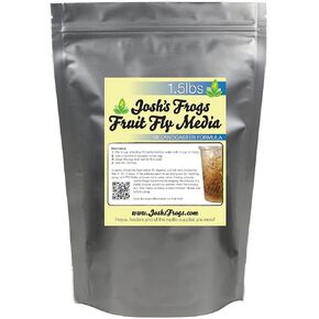 Josh's Frogs The Best MELANOGASTER Fruit Fly Food Media (3 lbs/2.7 Quarts - Makes 20 Fruit Fly Cultures)