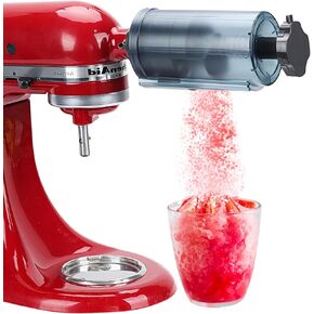 Shave Ice Attachment for KitchenAid Stand Mixers with 8 Ice mold, Ice Shaver Attachment, Snow Cone Attachment/Maker (Machine/Mixer Not Included)