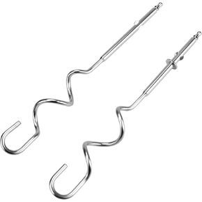 Hand Mixer Dough Hooks Replacement for Cuisinart - CHM Series Hand Mixer Parts,HM-50 HM-70 CHM-3 CHM-7PK Hand Mixers Dough Hook Stainless Steel Attachment,2 Pack